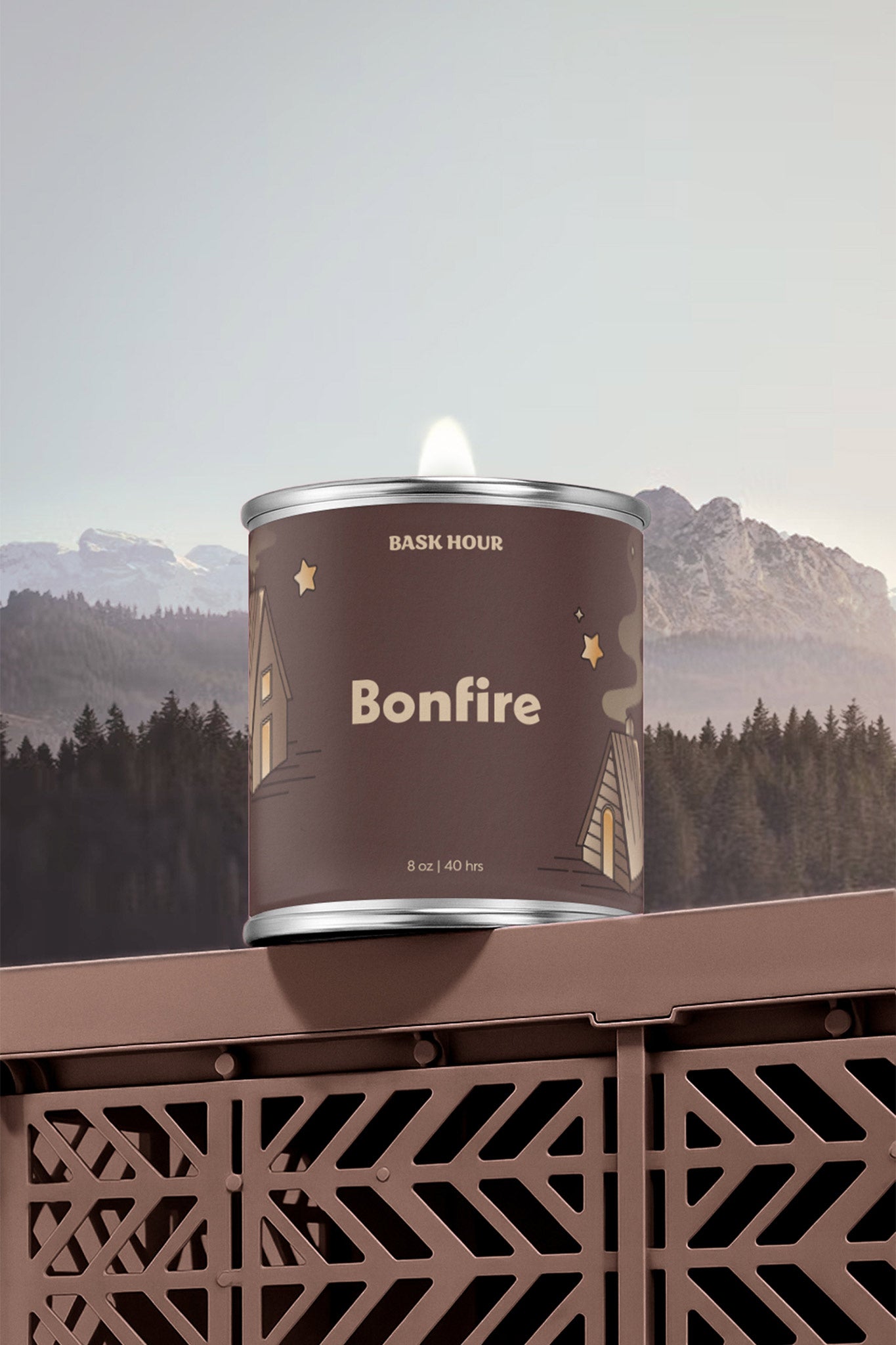 Bonfire ~ Natural Candle - Bask Hour
