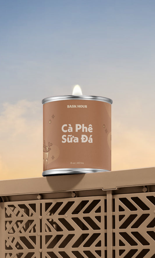 Ca Phe Sua Da ~ Natural Candle - Bask Hour