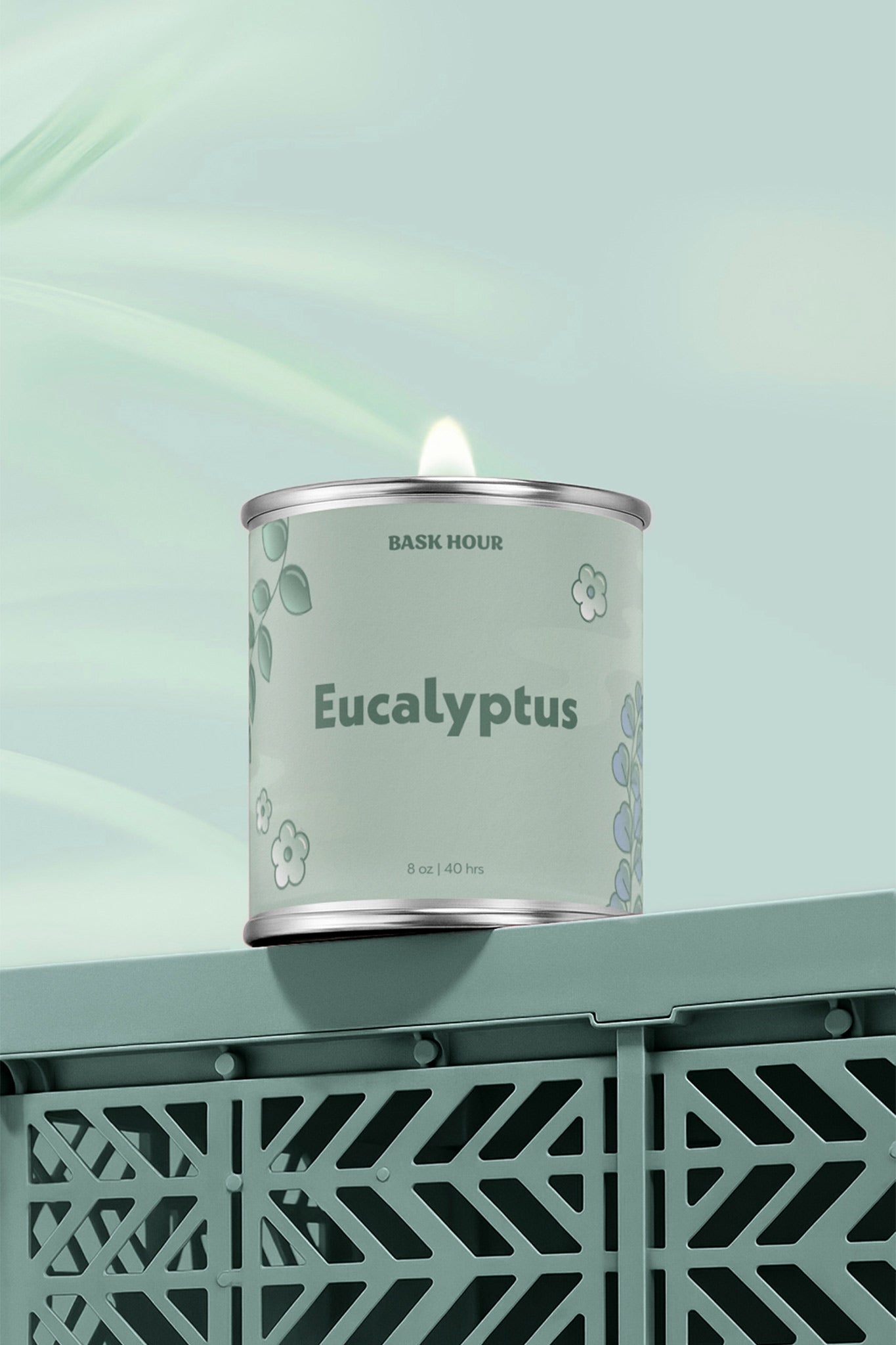 Eucalyptus ~ Natural Candle - Bask Hour