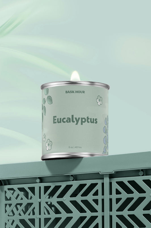 Eucalyptus ~ Natural Candle - Bask Hour
