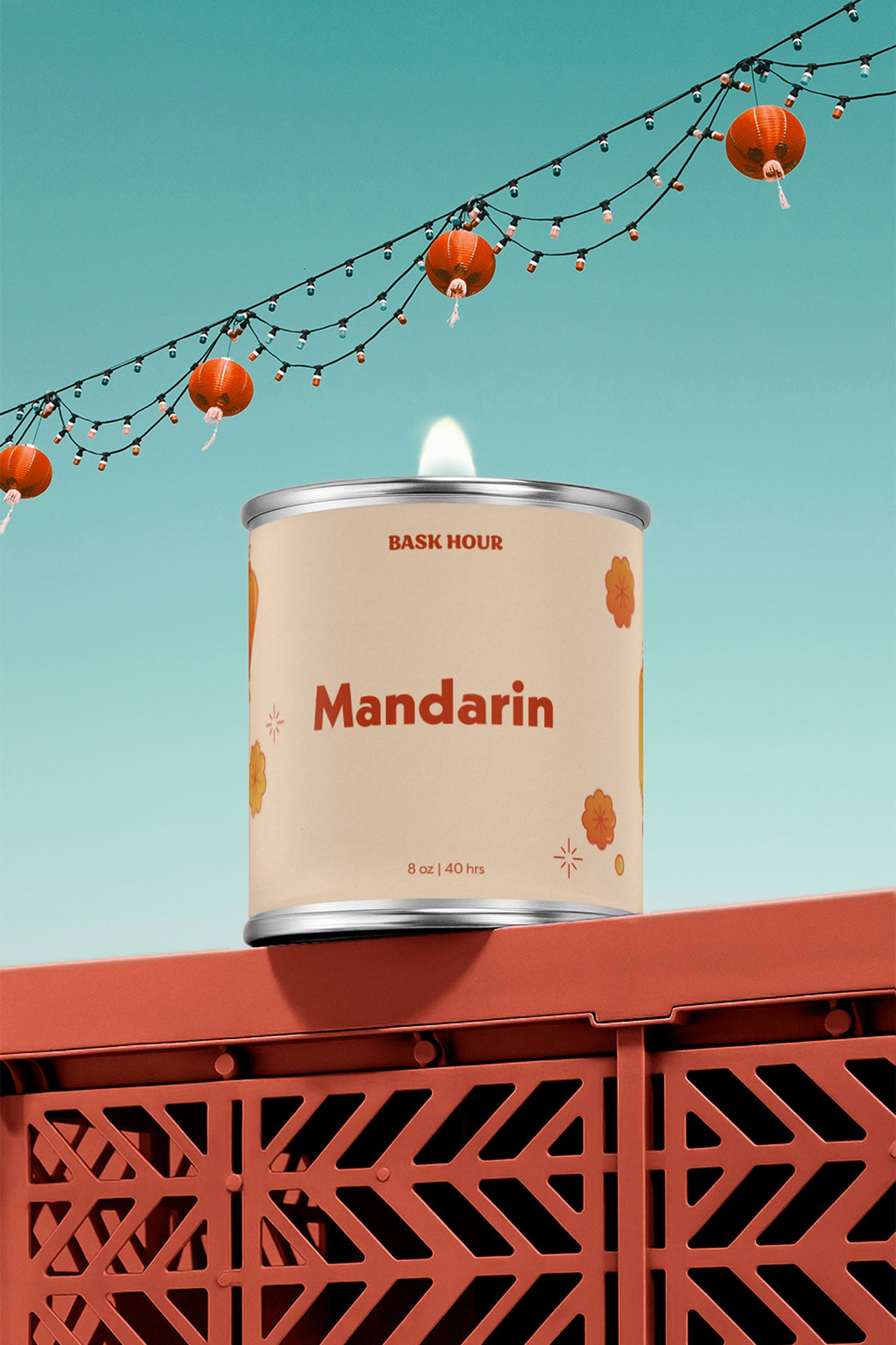 Mandarin ~ Natural Candle - Bask Hour