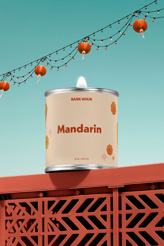 Mandarin ~ Natural Candle - Bask Hour