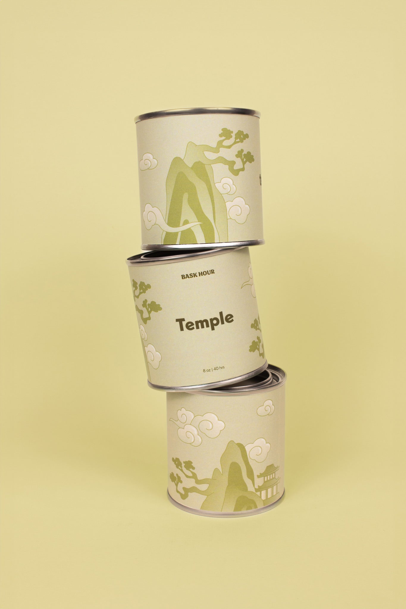 Temple ~ Natural Candle - Bask Hour