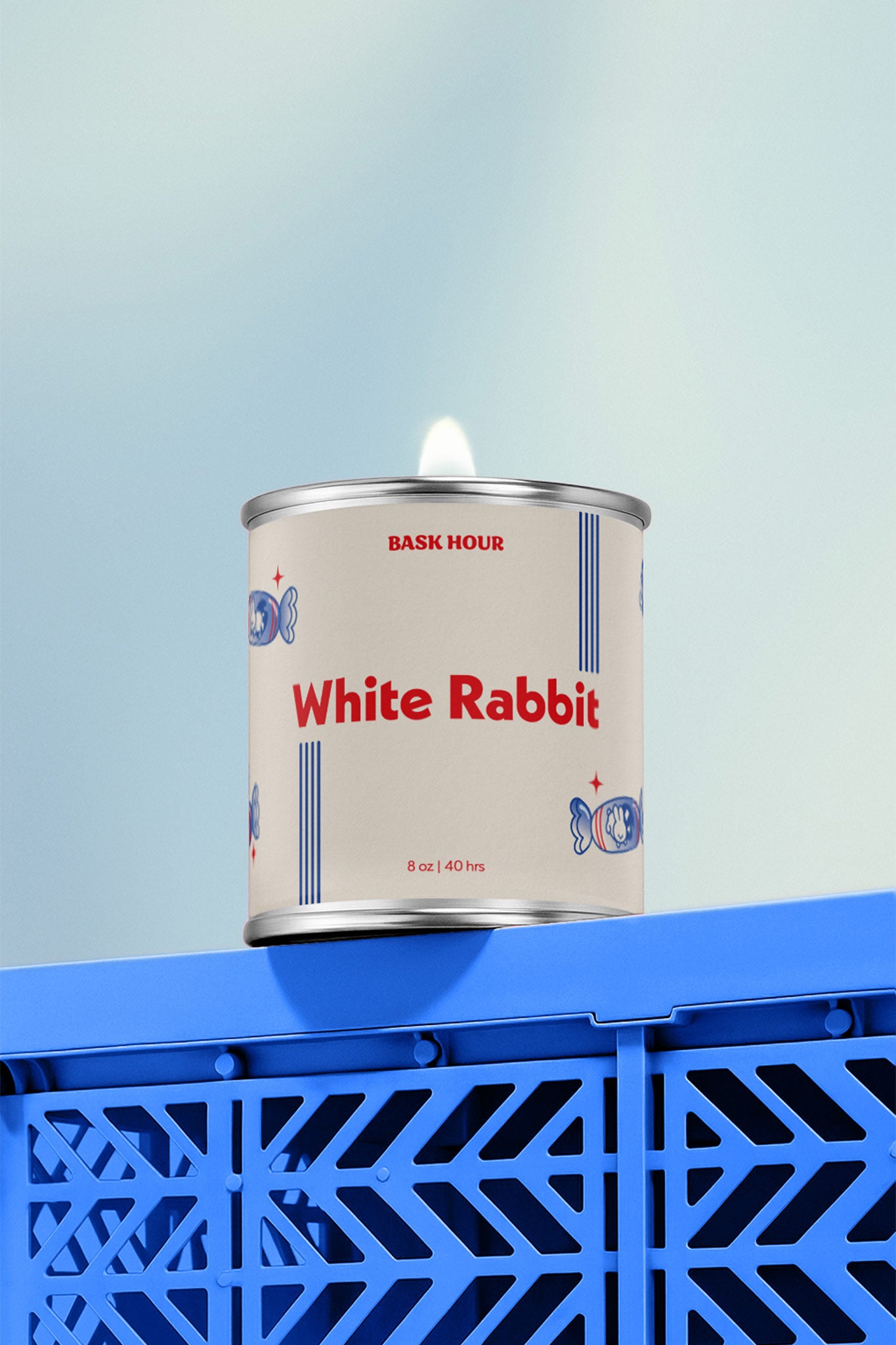 White Rabbit ~ Natural Candle - Bask Hour