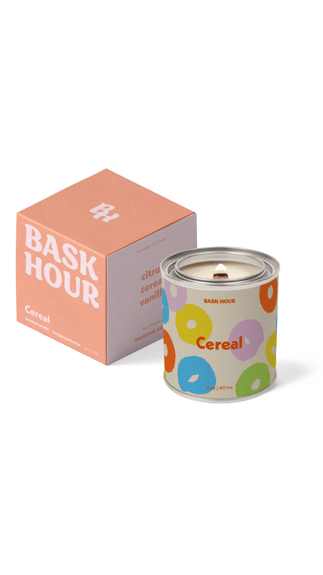 Cereal - 8 oz Candle Bask Hour