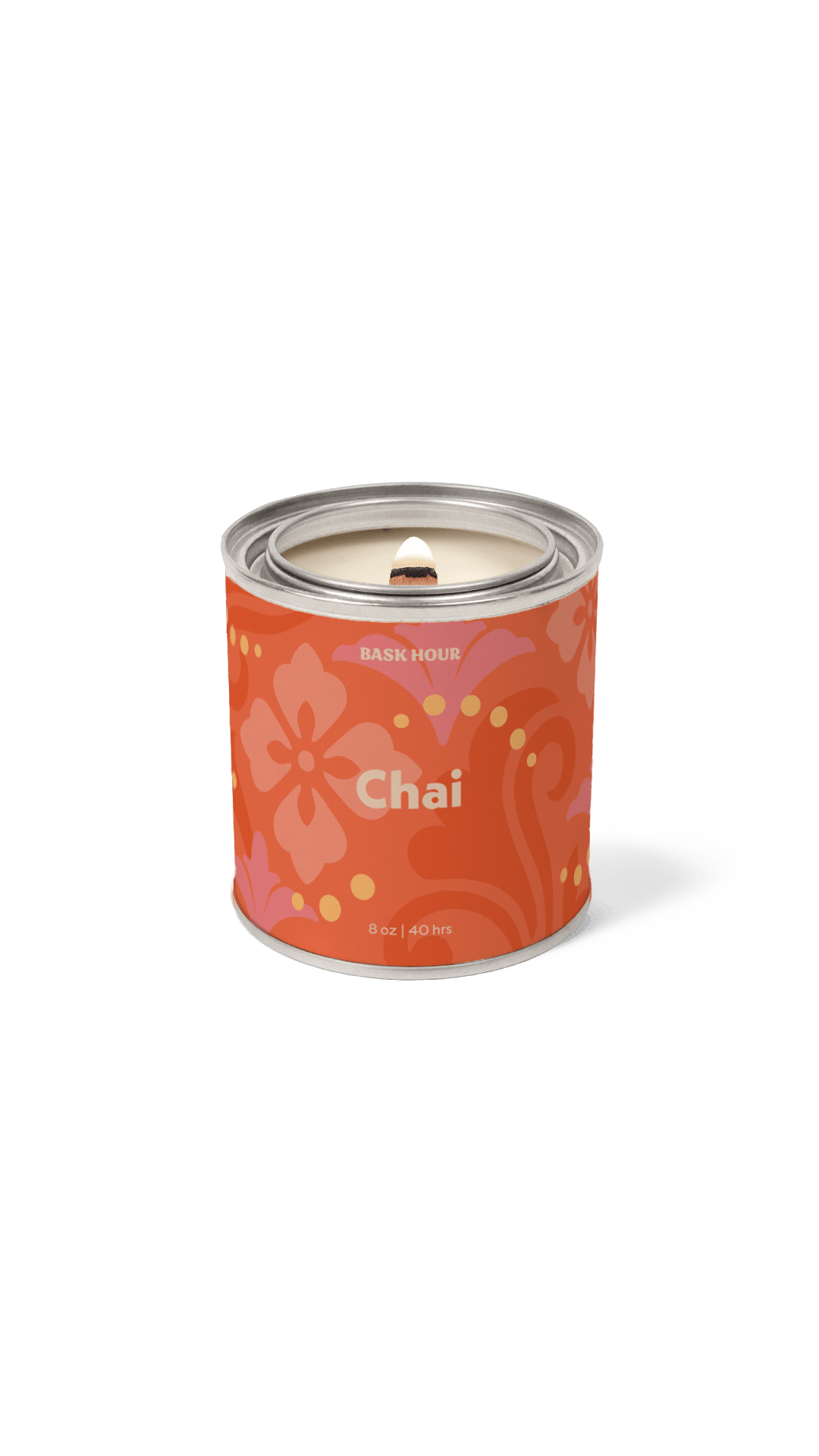 handmade chai latte scented candle cinnamon cardamom milk sweet spicy