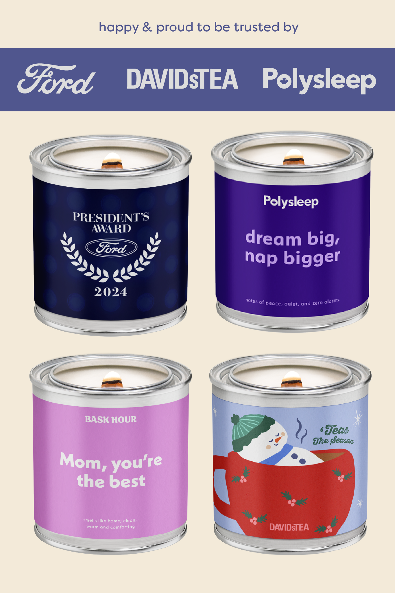 Custom Candle - 8oz - Bask Hour