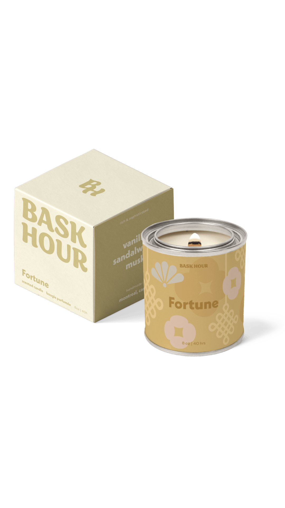 Fortune - 8 oz Candle Bask Hour