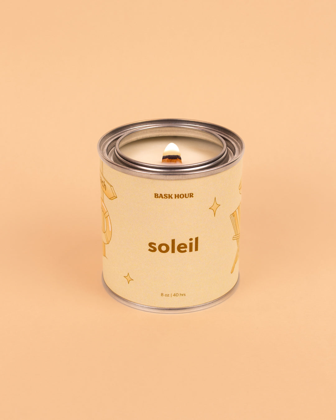 Soleil ~ Wood Wick Candle - Bask Hour