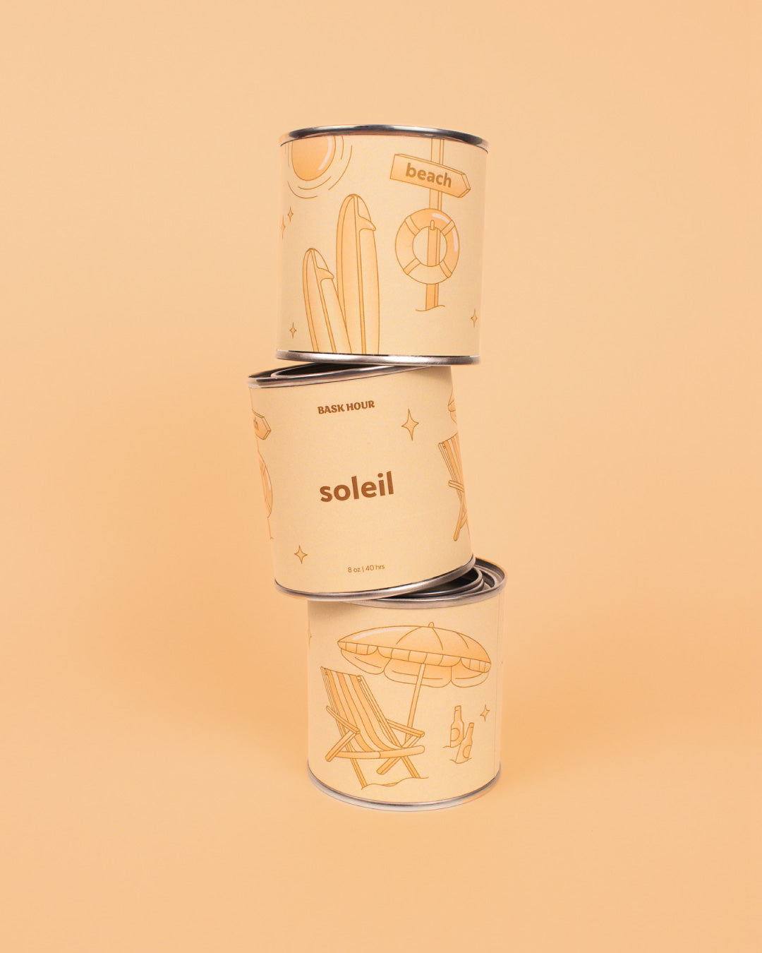 Soleil ~ Wood Wick Candle - Bask Hour