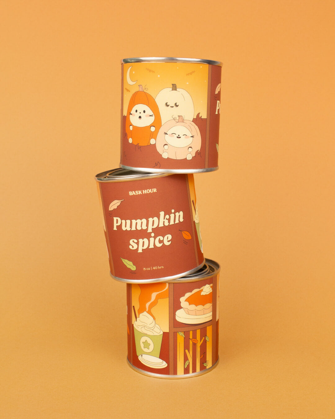 Pumpkin Spice ~ Wood Wick Candle – Bask Hour