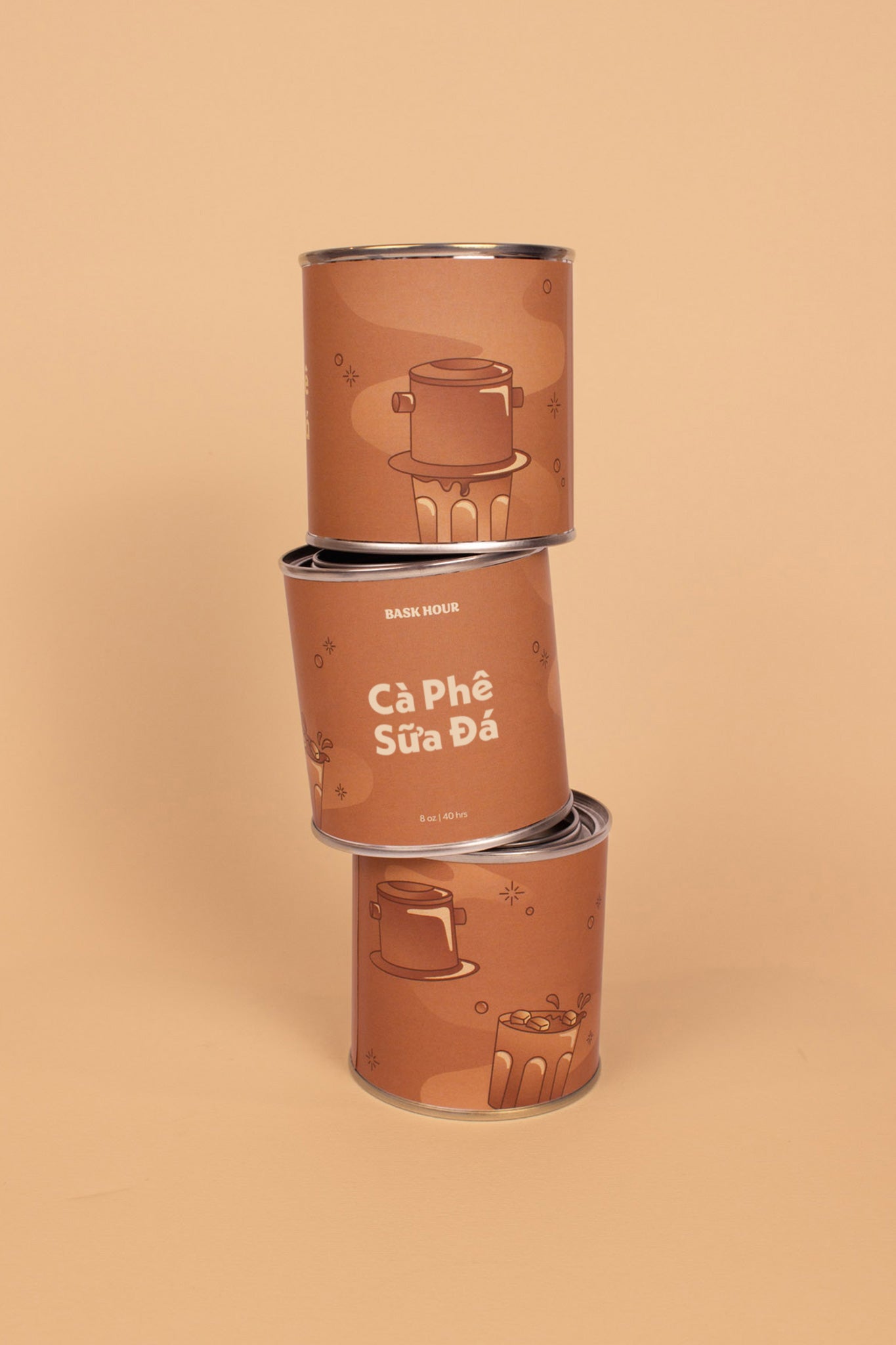 Ca Phe Sua Da ~ Natural Candle - Bask Hour