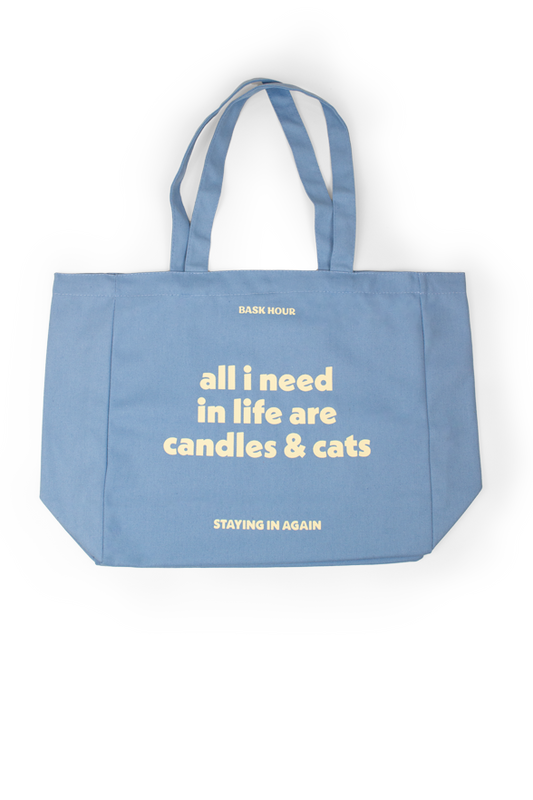 All I Need - Cotton Tote Bag Bask Hour
