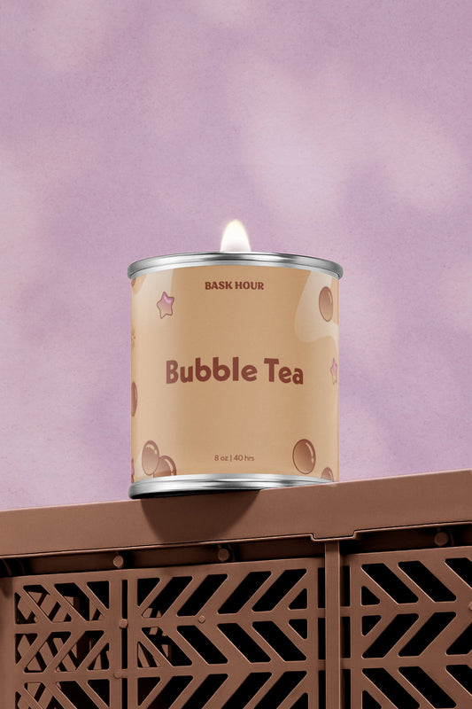 Bubble Tea ~ Natural Candle Bask Hour