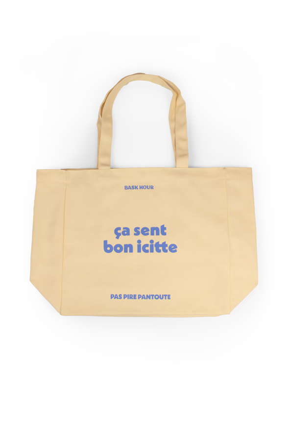 Ça Sent Bon - Cotton Tote Bag Bask Hour