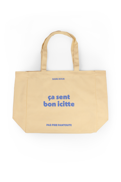 Ça Sent Bon - Cotton Tote Bag Bask Hour