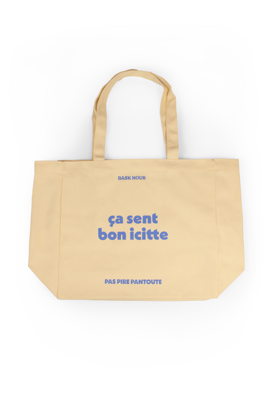 Ça Sent Bon - Cotton Tote Bag Bask Hour