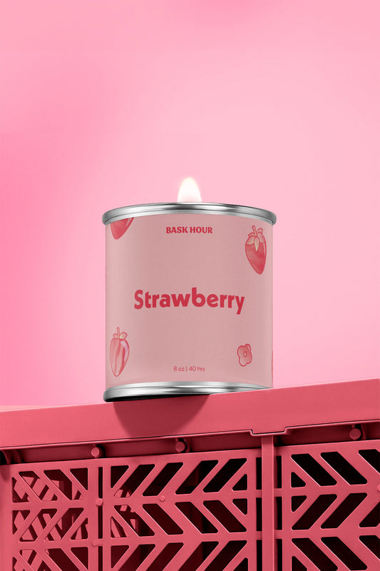 Strawberry ~ Natural Candle - Bask Hour