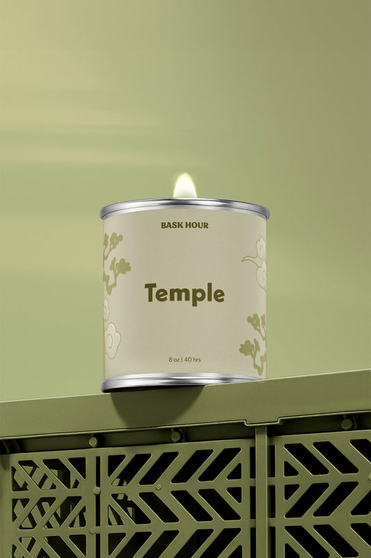 Temple ~ Natural Candle - Bask Hour