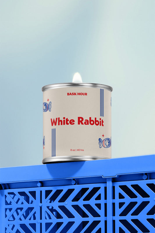 White Rabbit ~ Natural Candle - Bask Hour