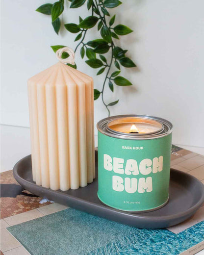 Beach Bum ~ Wood Wick Candle