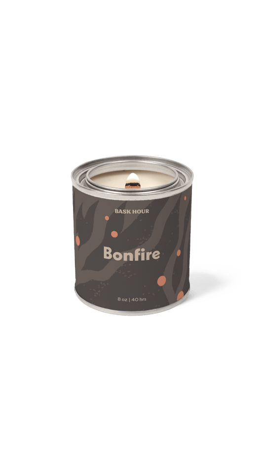 Bonfire ~ Natural Candle - Bask Hour