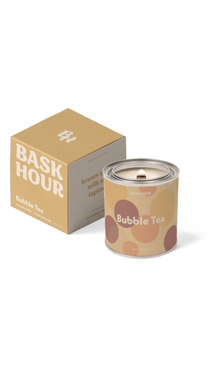 Bubble Tea - 8 oz Candle Bask Hour