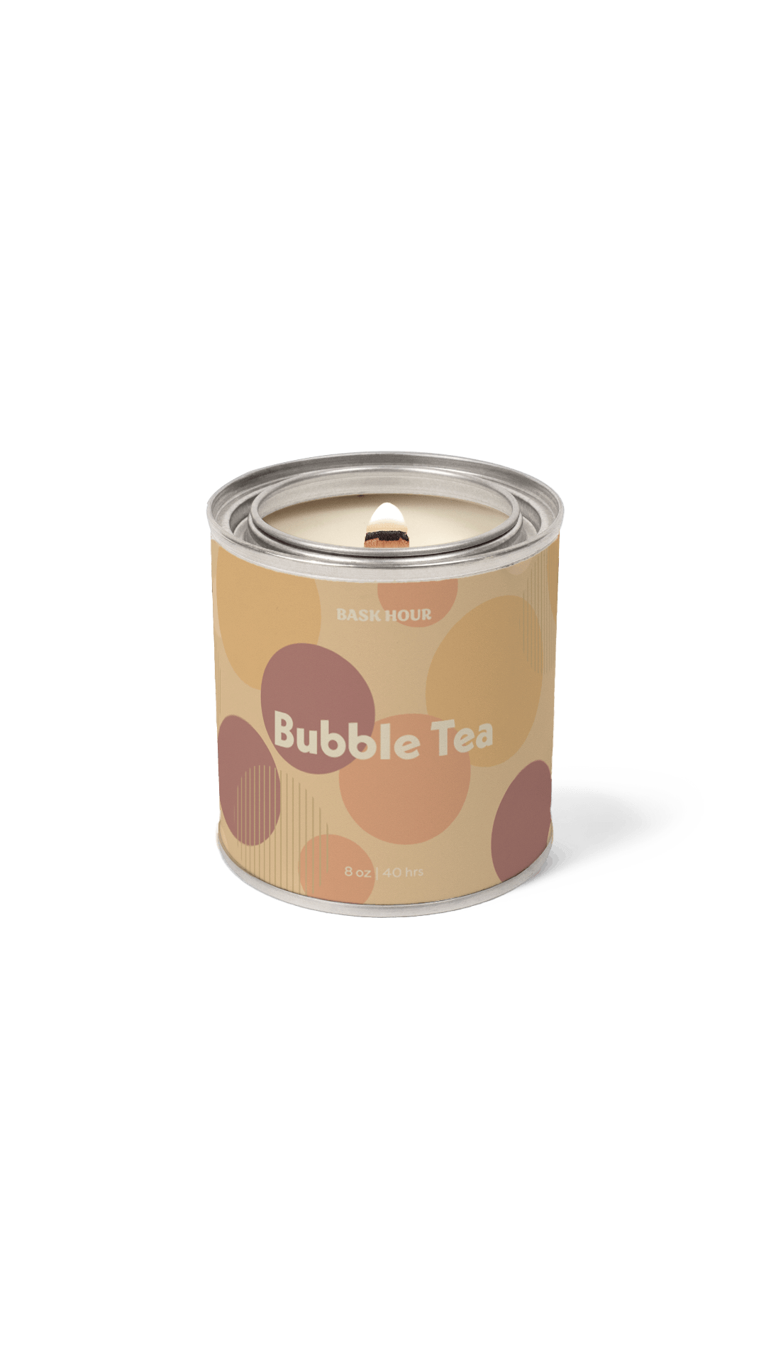 handmade bubble tea scented candle brown sugar milk sweet