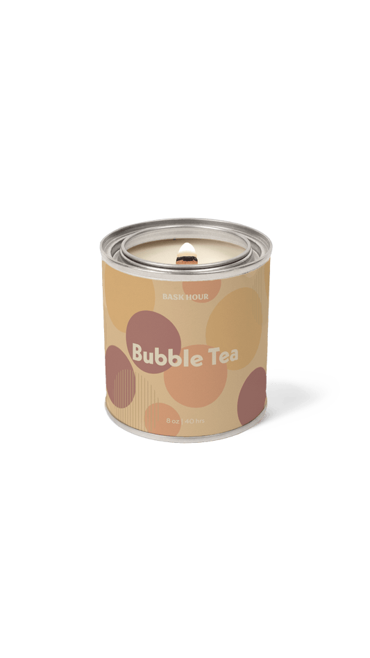 handmade bubble tea scented candle brown sugar milk sweet