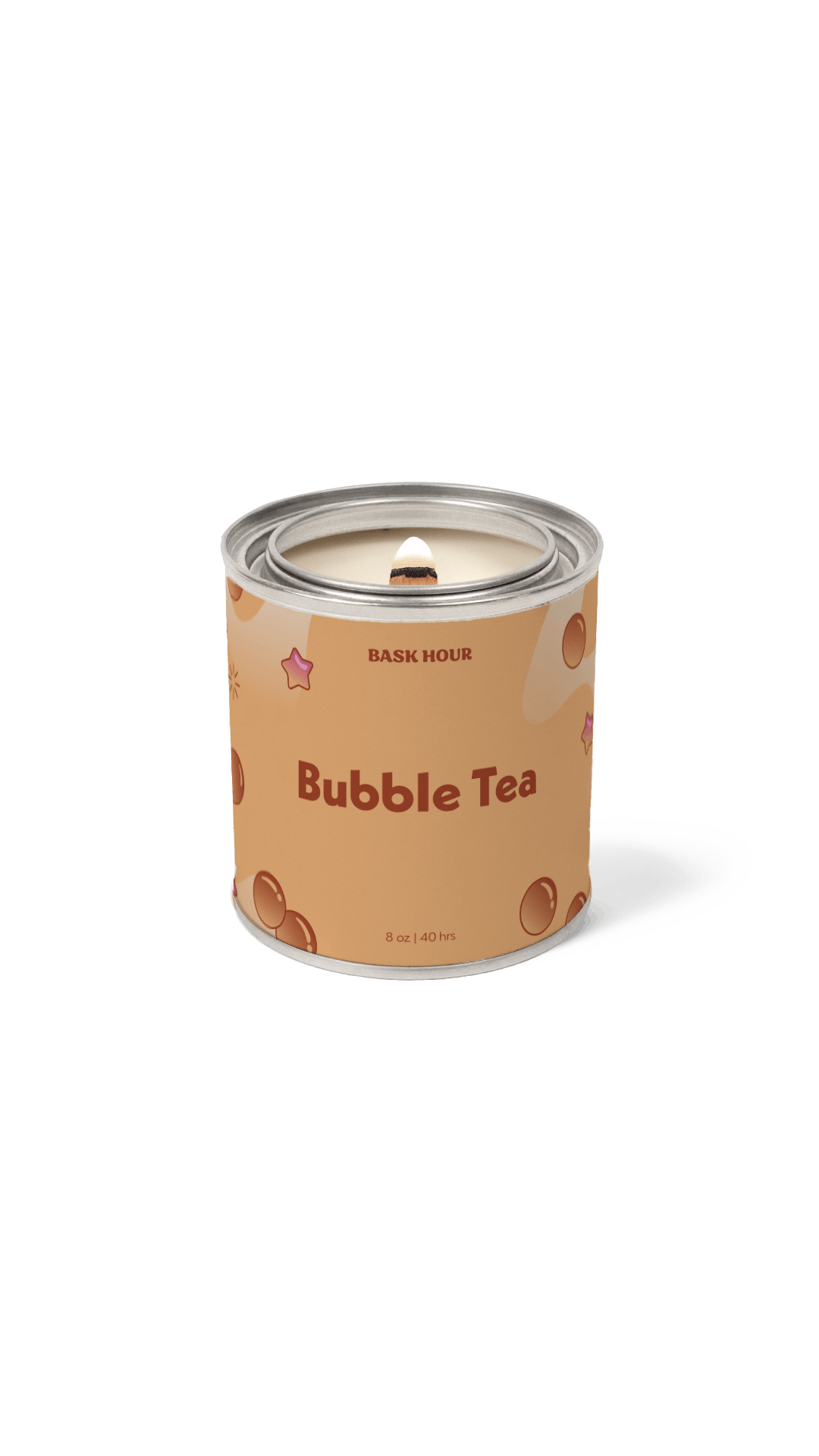 handmade bubble tea scented candle brown sugar milk sweet