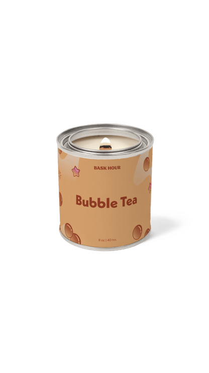 handmade bubble tea scented candle brown sugar milk sweet