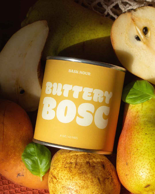 Buttery Bosc ~ Wood Wick Candle
