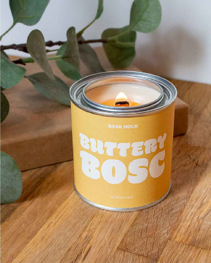 Buttery Bosc ~ Wood Wick Candle