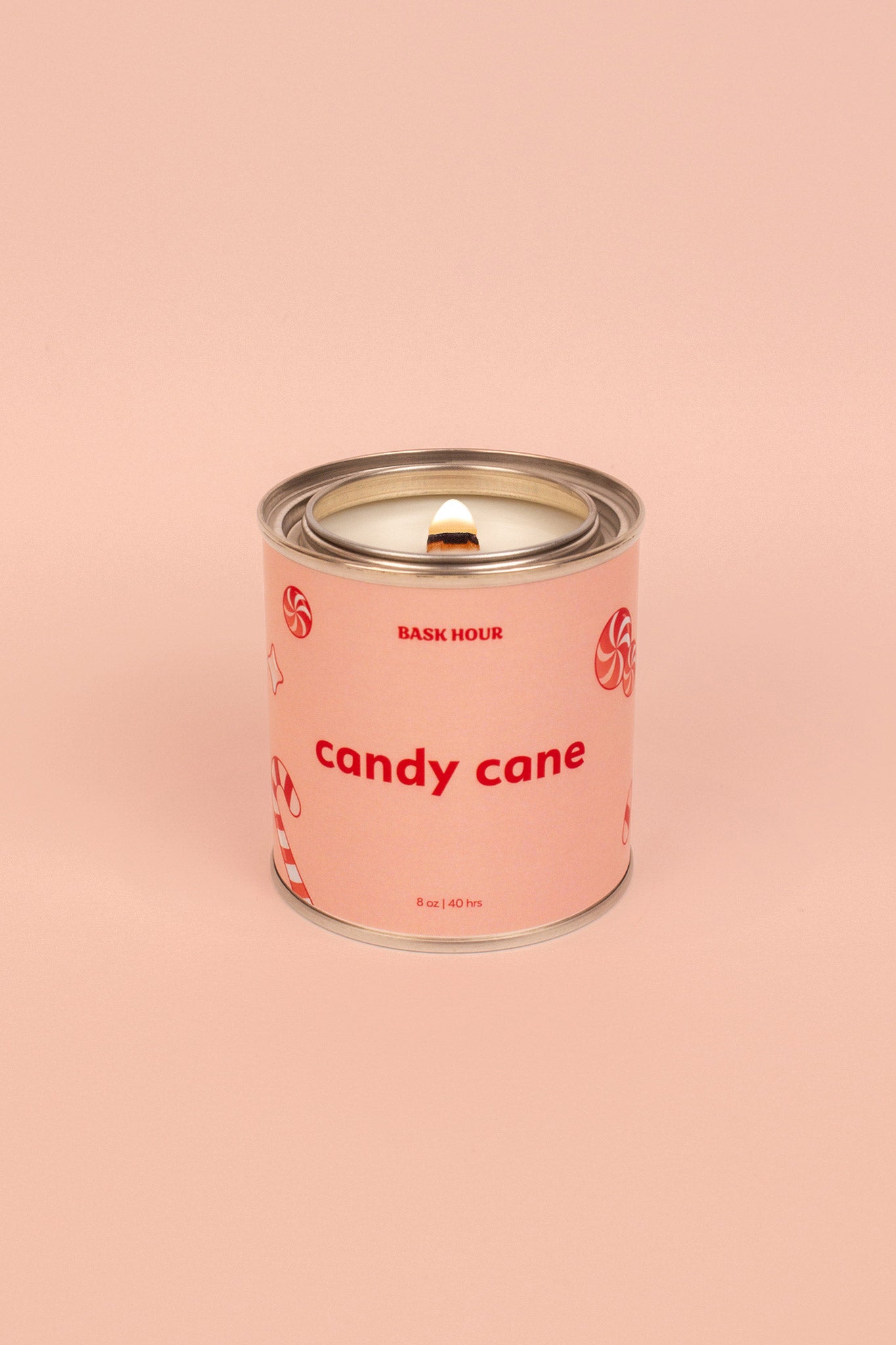 Candy Cane ~ Natural Candle