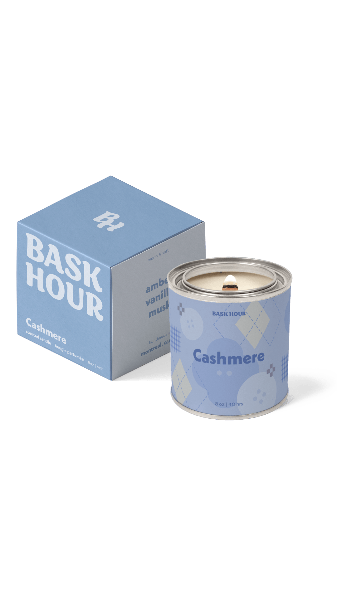 Cashmere - 8 oz Candle Bask Hour