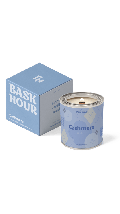 Cashmere - 8 oz Candle Bask Hour