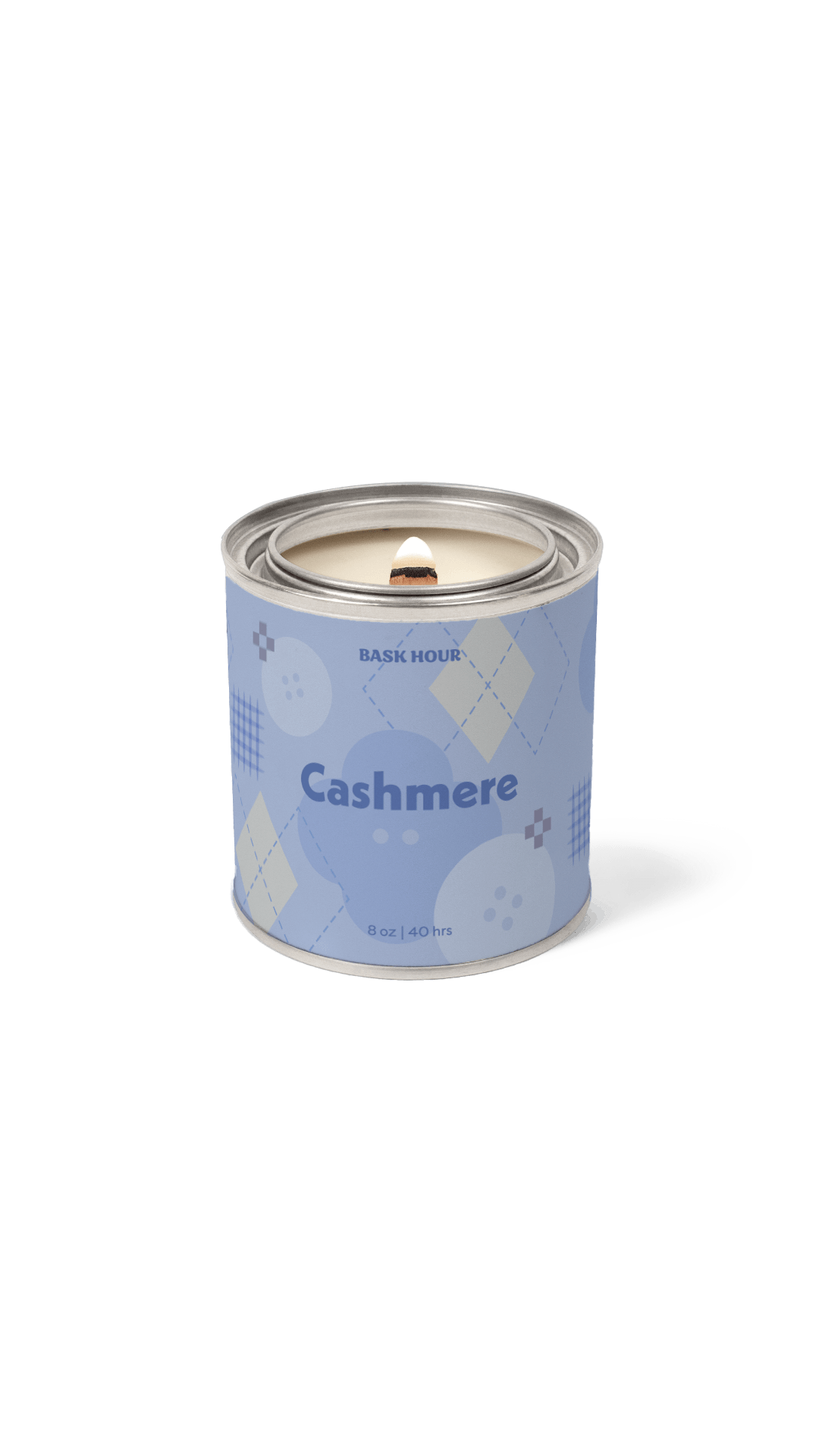 handmade cashmere scented candle amber vanilla musk