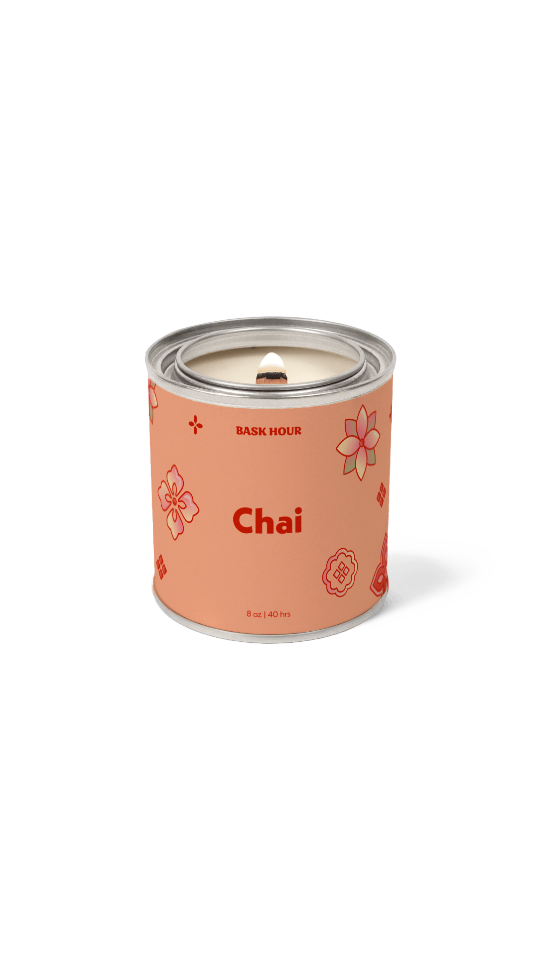 handmade chai latte scented candle cinnamon cardamom milk sweet spicy