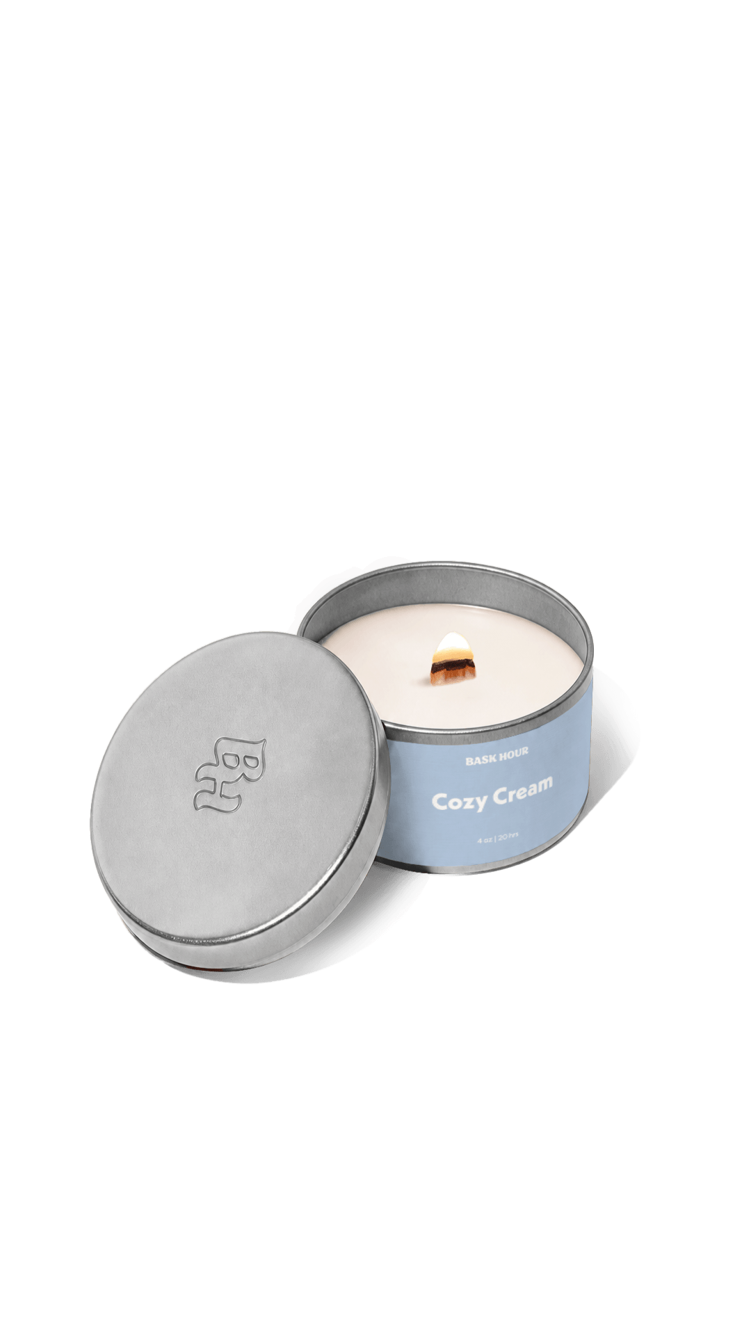 cozy cream clean laundry and fresh linen scented candles bougie parfumée au linge propre et frais 4oz cire naturelle de soja