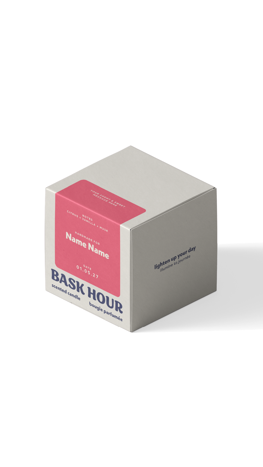 Custom Candle - 8oz Bask Hour
