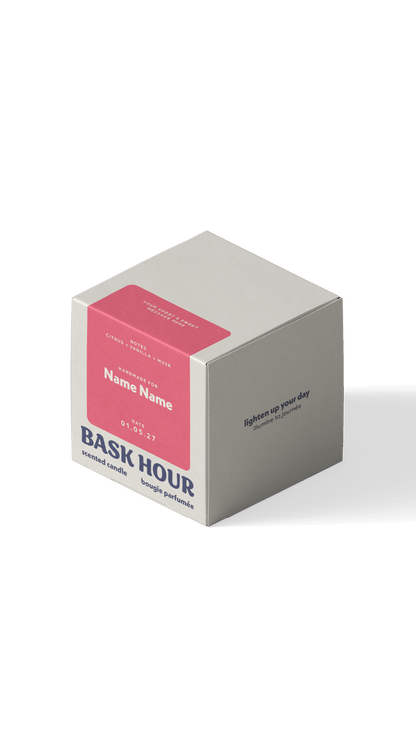 Custom Candle - 8oz Bask Hour