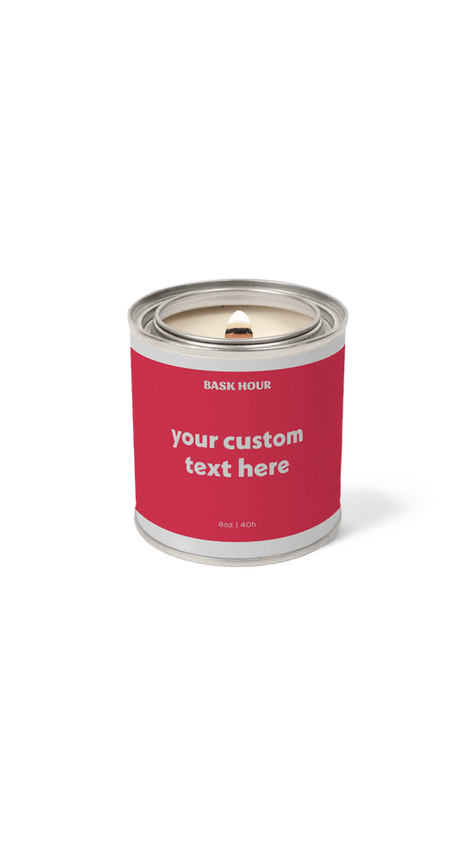 Custom Candle - 8oz Bask Hour