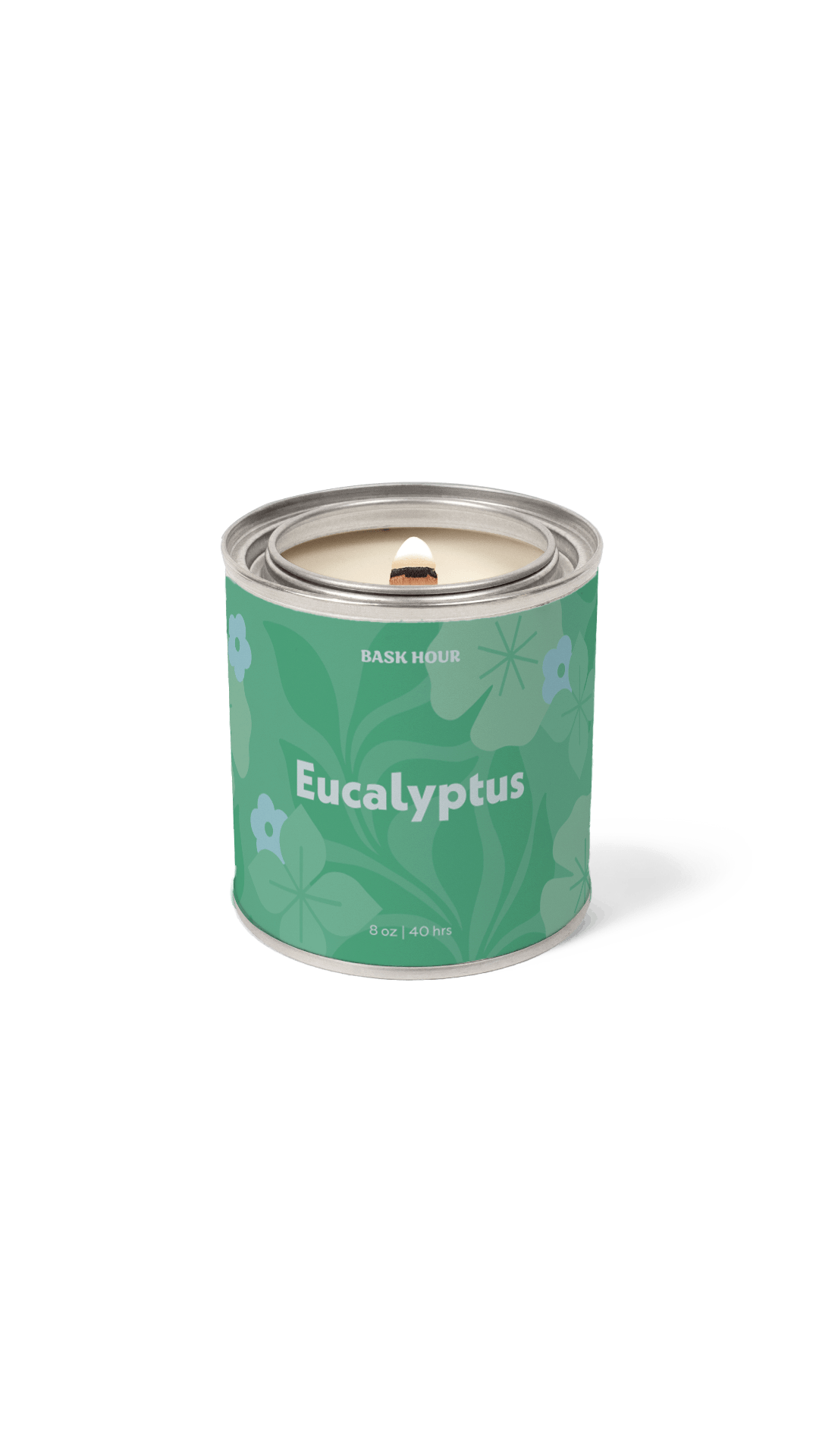 handmade eucalyptus scented candle lavender bergamot