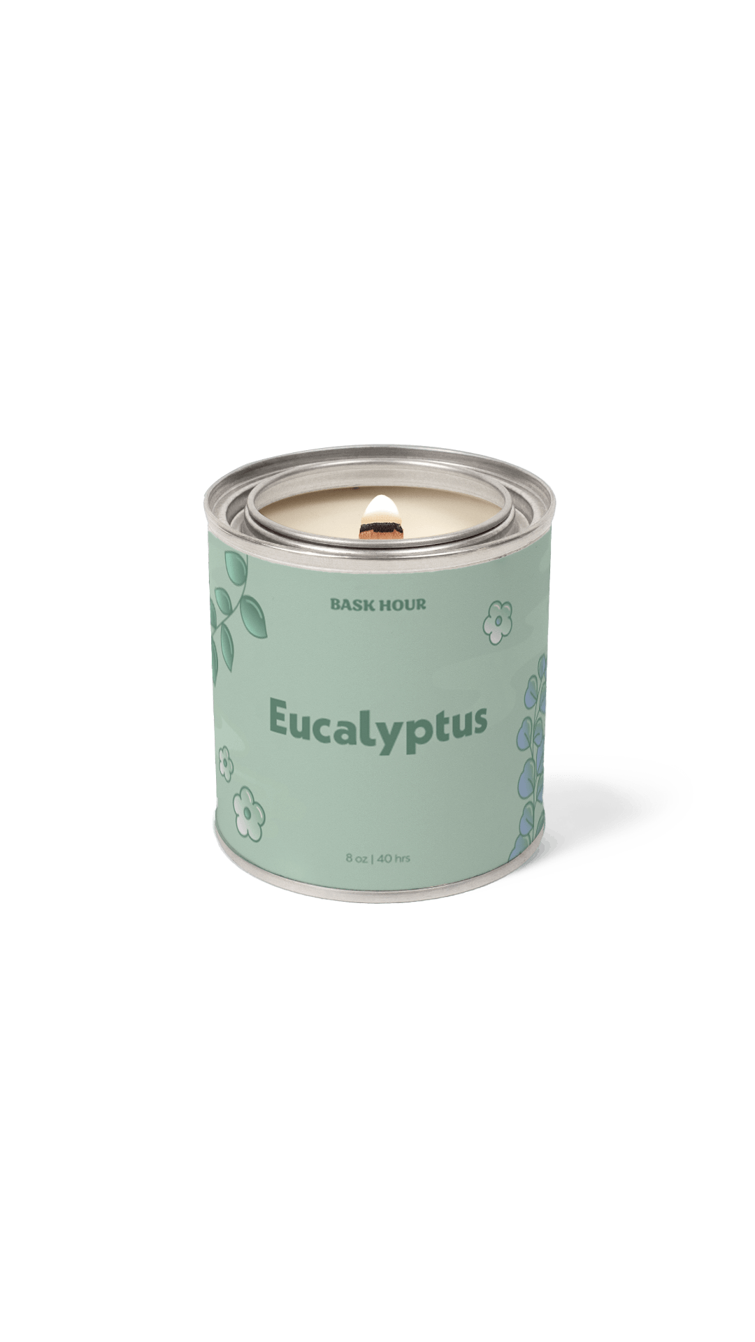 handmade eucalyptus scented candle lavender bergamot