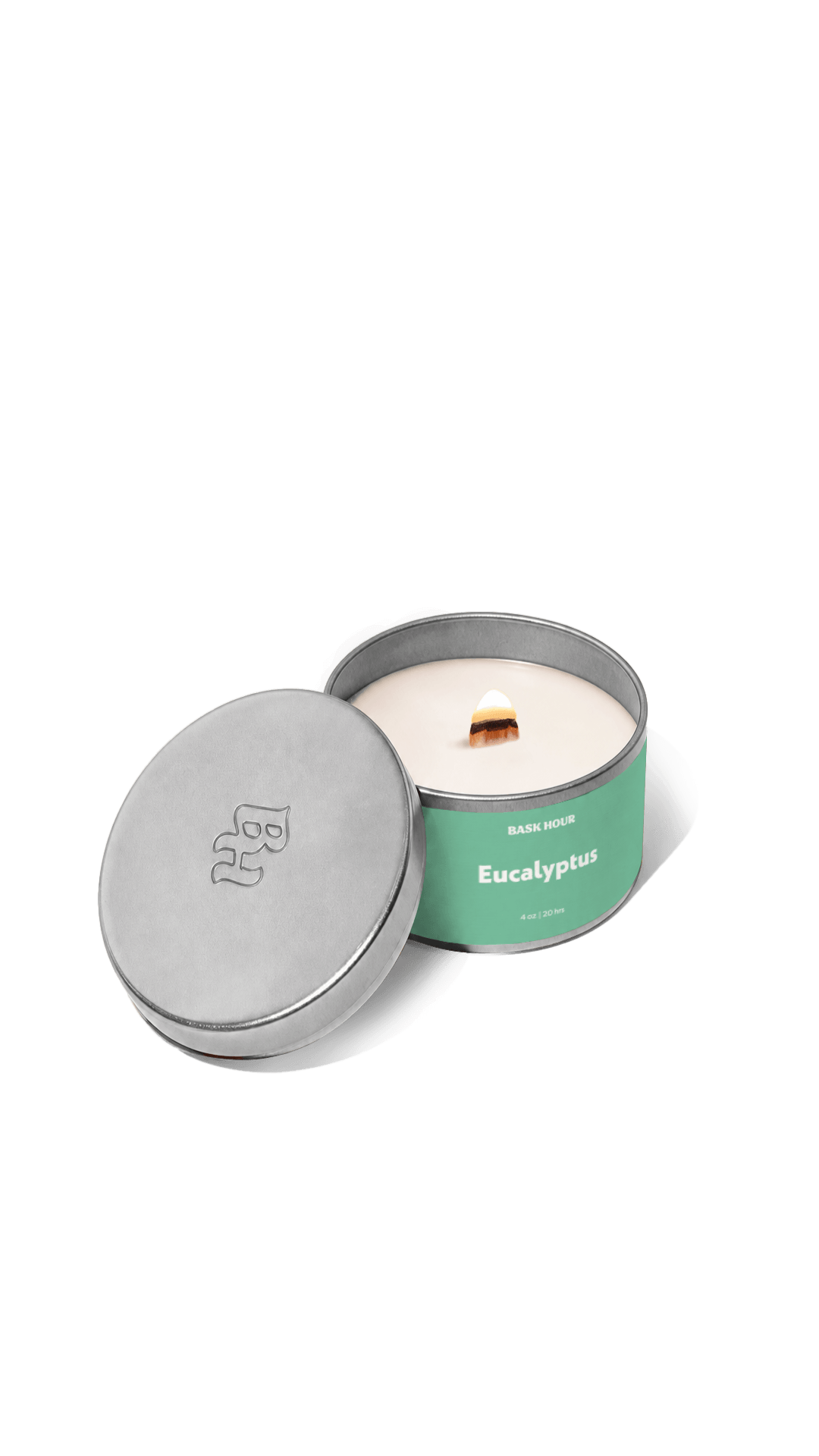 eucalyptus fresh clean scented candle bougie parfumée eucalyptus frais propre 4oz cire naturelle soja soy wax