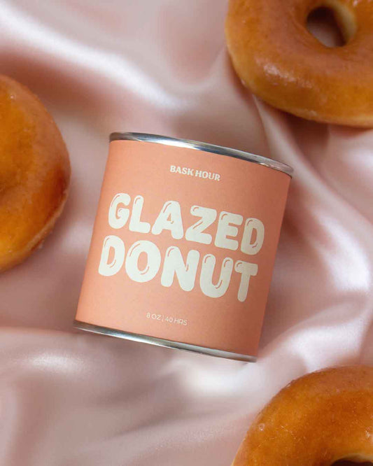 Glazed Donut ~ Wood Wick Candle