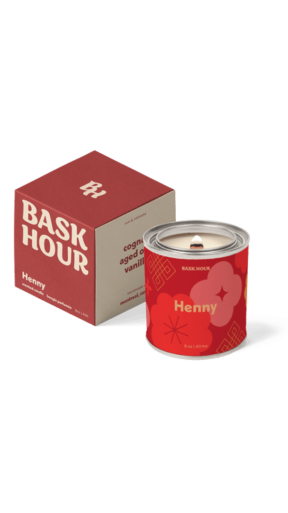 Henny - 8 oz Candle Bask Hour