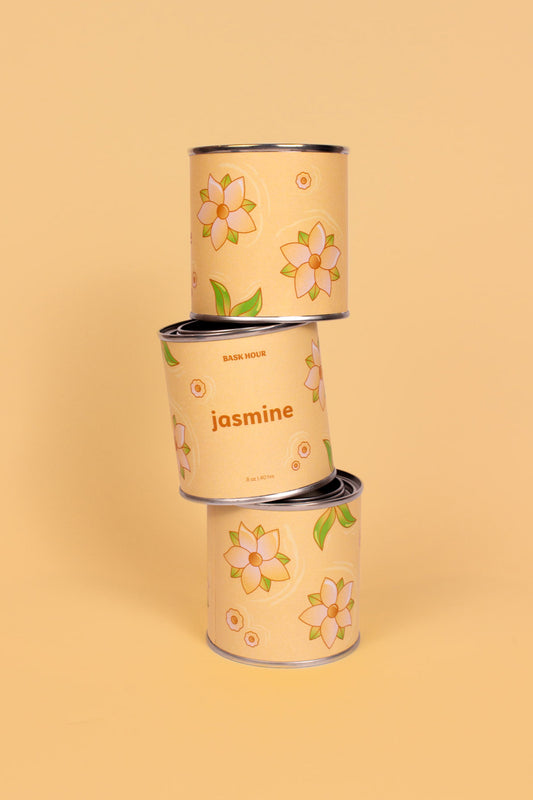 Jasmine Tea Time ~ Wood Wick Candle