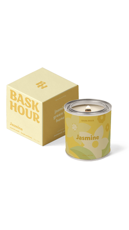 Jasmine - 8 oz Candle Bask Hour