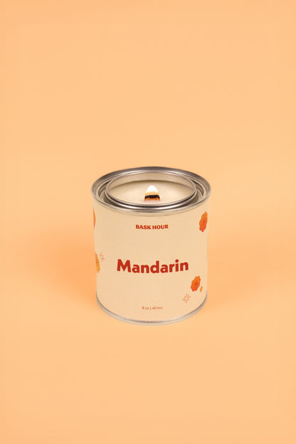 Mandarin ~ Wood Wick Candle